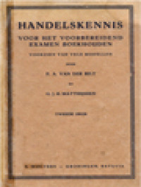 Image of Handelskennis Voor Het Voorbereidend Examen Boekhouden: Voorzien Van Vele Modellen