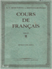 Image of Cours De Français: Buku Peladjaran Bahasa Perantjis Untuk Sekolah Menengah Atas II