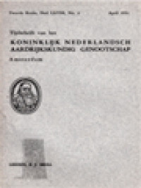 Image of Tijdschrift Van Het Koninklijk Nederlandsch Aardrijkskundig Genootschap Amsterdam (April 1951)