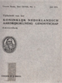Image of Tijdschrift Van Het Koninklijk Nederlandsch Aardrijkskundig Genootschap Amsterdam (Juli 1951)
