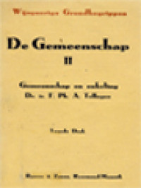 Image of De Gemeenschap II: Gemeenschap En Enkeling