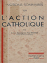 Image of Notions Sommaires Sur L'action Catholique