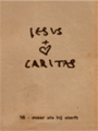 Image of Jesus Caritas 16: Maar Als Hij Sterft