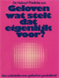 Image of Geloven - Wat Stelt Dat Eigenlijk Voor? Een Oriëntatie Over Geloof En Godsdienst