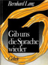 Image of Gib Uns Die Sprache Wieder Gebete