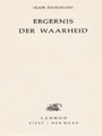 Image of Ergernis Der Waarheid
