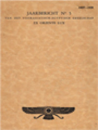 Image of Jaarbericht No. 5: Van Het Voporaziatisch-Egyptisch Gezelschap Ex Oriente Lux