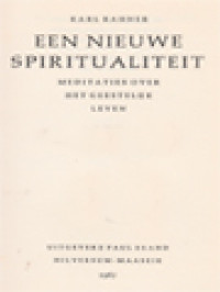 Image of Een Nieuwe Spiritualiteit: Meditaties Over Het Geestelijk Leven