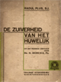 Image of De Zuiverheid Van Het Huwelijk