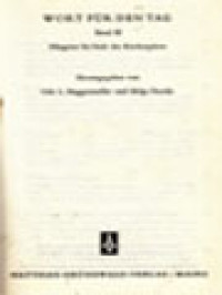 Image of Wort Für Den Tag III: Pfingsten Bis Ende Des Kirchenjahres