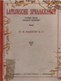 Image of Latijnsche Spraakkunst