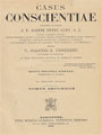 Image of Casus Conscientiae II