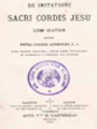 Image of De Imitatione Sacri Cordis Jesu