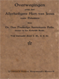 Image of Overwegingen Over Het Allerheiligste Hart Van Jezus Voor Priesters