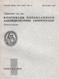 Image of Tijdschrift Van Het Koninklijk Nederlandsch Aardrijkskundig Genootschap Amsterdam (November 1947)