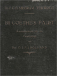 Image of Bij Goethe's Faust: Aanteekeningen Uit Een Faustcollege (Leergang 1918-1919)