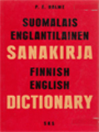 Image of Suomalais Englantilainen Sankirja (Finnish-English Dictionary)
