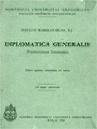 Image of Diplomatica Generalis (Praelectionum Lineamente)