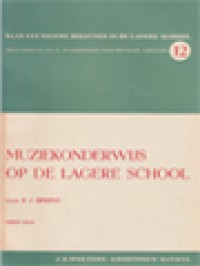 Image of Muziekonderwijs Op De Lagere School