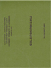 Image of Psycholinguistics