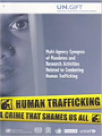 Image of Multi-Agency Synopsis Of Mandates And Research Activities Related To Combating Human Trafficking