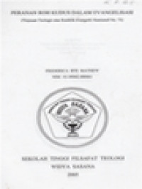 Image of Peranan Roh Kudus Dalam Evangelisasi (Tinjauan Teologis Atas Ensiklik Evangelie Nuntiandi No. 75)