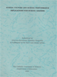 Image of School Culture And School Performance Implication For School Leaders