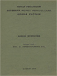 Image of Buku Pegangan Beberapa Pokok Perkuliahan Agama Katolik: Bagian Dogmatika