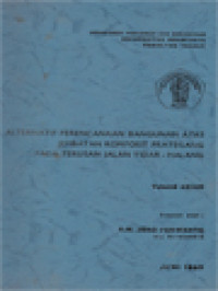 Image of Alternatif Perencanaan Bangunan Atas Jembatan Komposit Prategang Pada Terusan Jalan Tidar-Malang