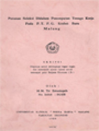 Image of Peranan Seleksi Di Dalam Penempatan Tenaga Kerja Pada P.T. P.G. Krebet Baru Malang