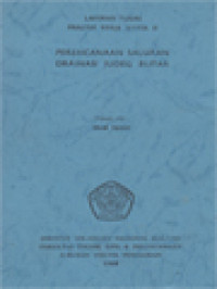 Image of Perencanaan Saluran Drainasi Judeg Blitar