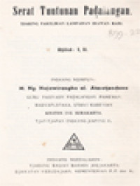 Image of Serat Tuntunan Padalangan: Tjaking Pakeliran Lampahan Irawan Rabi I & II