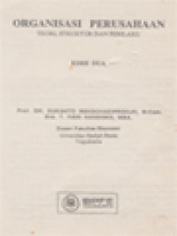 Image of Organisasi Perusahaan: Teori, Struktur Dan Perilaku