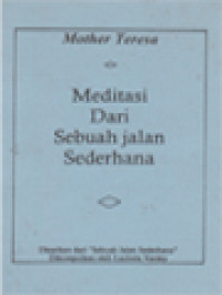 Image of Meditasi Dari Sebuah Jalan Sederhana