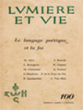 Le Langage Poétique Et La Foi