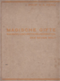Image of Magische Gifte Rausch- Und Betäubungsmittel Der Neuen Welt