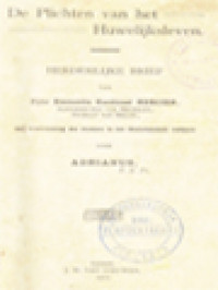 Image of De Plichten Van Het Huwelijksleven: Herderlijke Brief Van Zijne Eminentie Kardinal Mercier