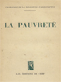 Image of La Pauvreté: Problèmes De La Religieuse D'aujourd'hui