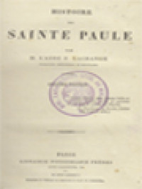 Image of Histoire De Sainte Paule