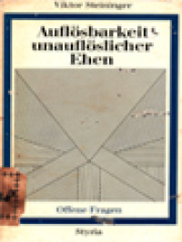 Image of Auflösbarkeit unauflöslicher Ehen