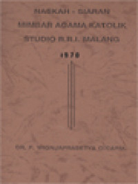 Image of Naskah Siaran Mimbar Agama Katolik Studio RRI Malang 1970