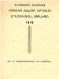 Image of Naskah Siaran Mimbar Agama Katolik Studio RRI Malang 1973