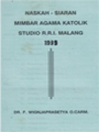 Image of Naskah Siaran Mimbar Agama Katolik Studio RRI Malang 1999