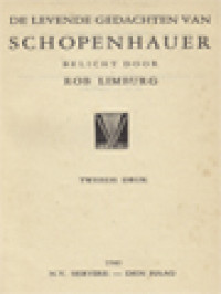 Image of De Levende Gedachten Van Schopenhauer