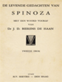 Image of De Levende Gedachten Van Spinoza