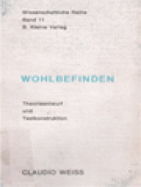 Image of Wohlbefinden: Theorieentwurf Und Testkonstruktion