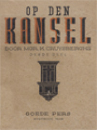 Image of Op Den Kansel III: Heiligenpreeken Toespraken En Voordrachten Gelegenheidsreden