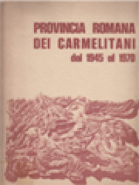 Image of Provincia Romana Dei Carmelitani Dal 1945 Al 1970