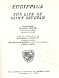 Image of The Fathers Of The Church 55: Eugippius: The Life Of Saint Severin