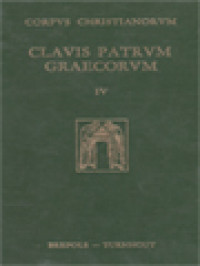 Image of Corpus Christianorum Clavis Patrum Graecorum IV: Concilia, Catenae